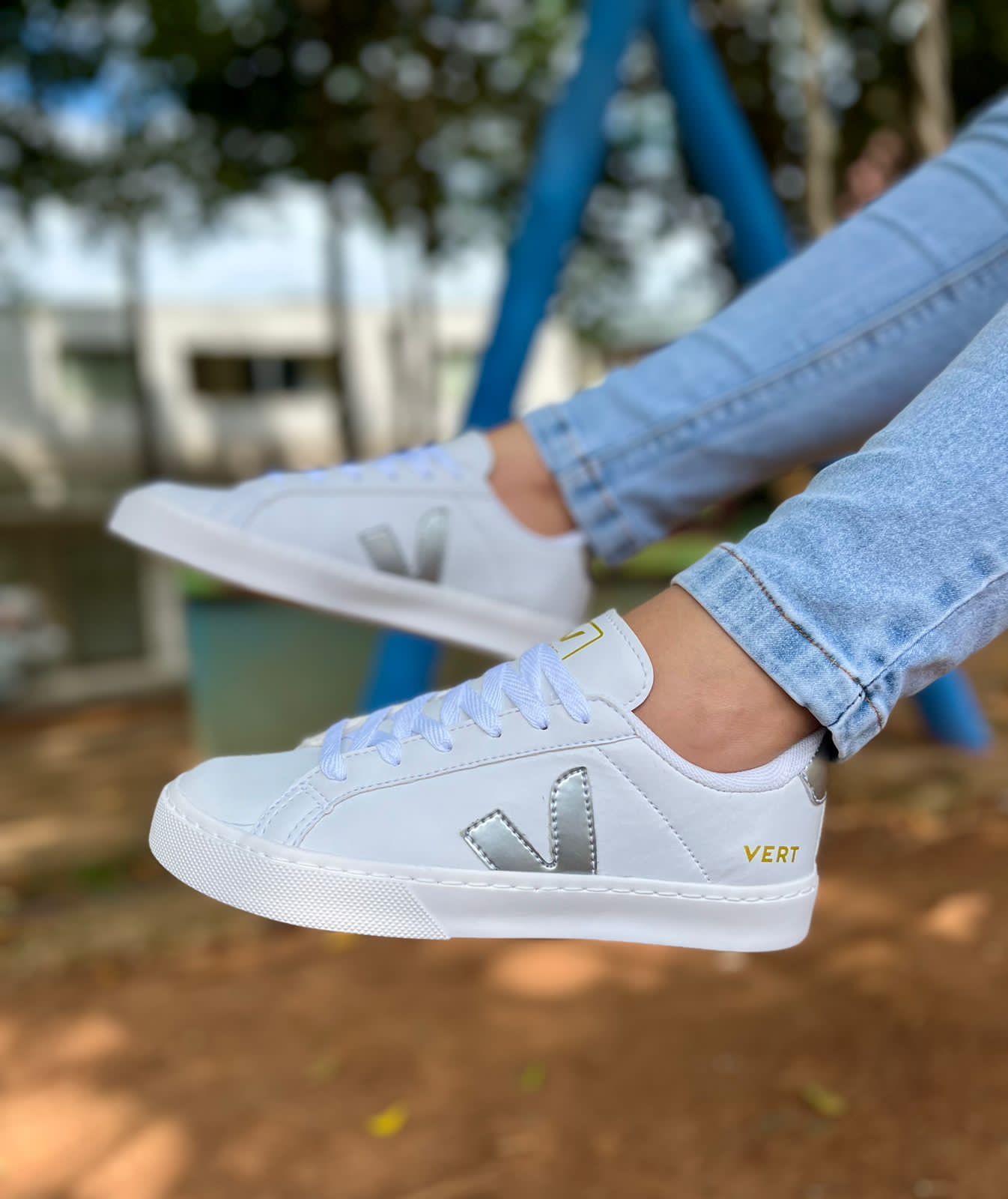 Tênis Vert Cadarço Feminino Grade Fechada