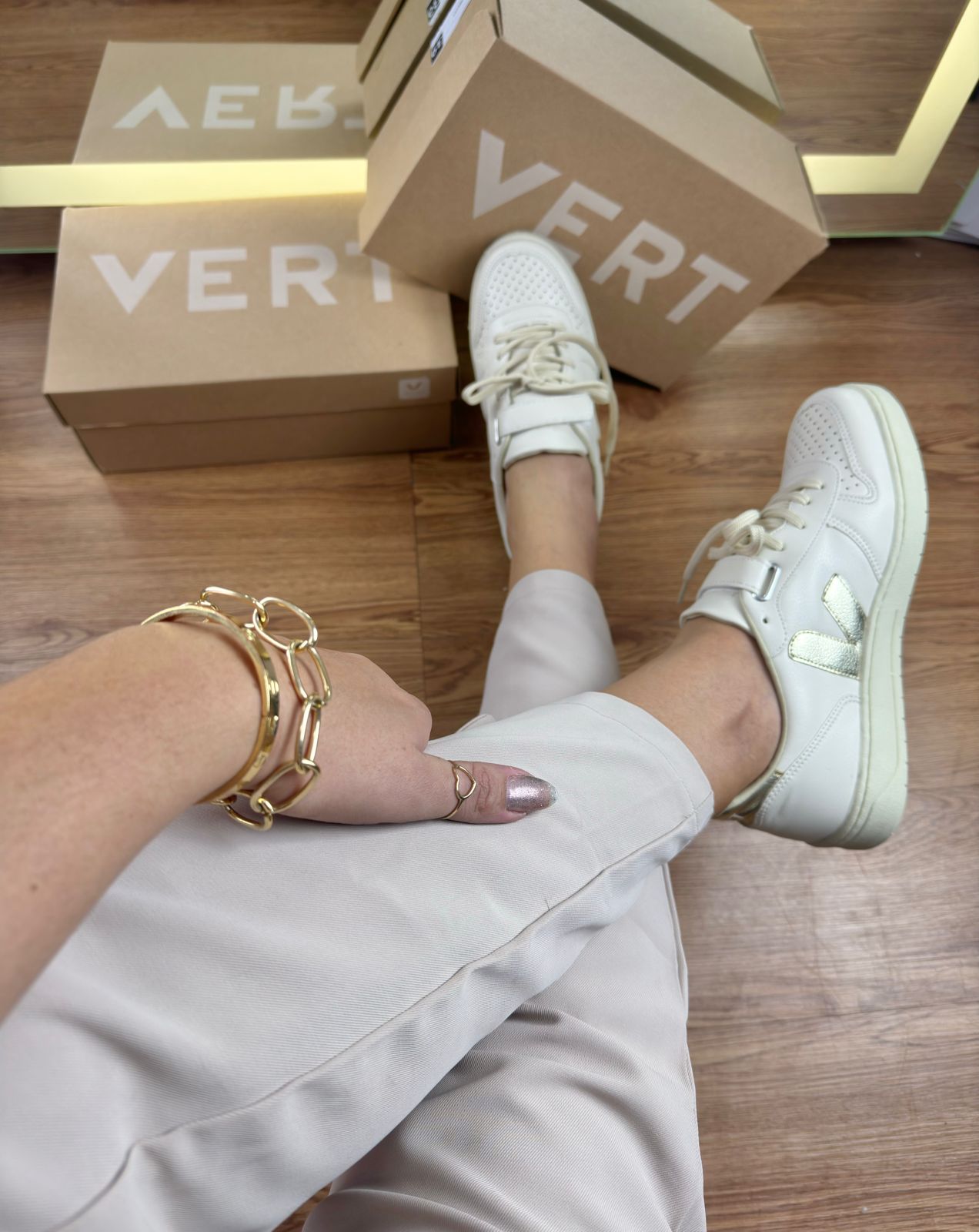 Tênis Vert Cadarço com Velcro Feminino Premium