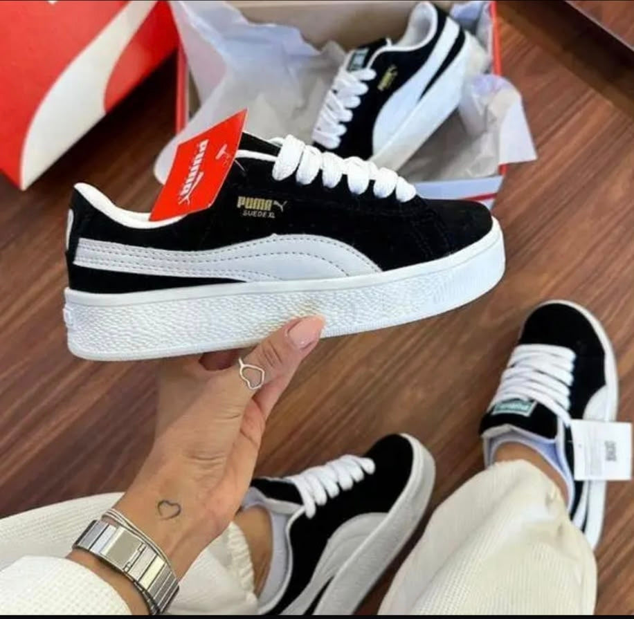 Puma Suede XL – Preto/Branco